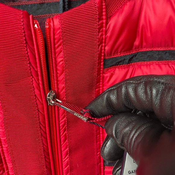 Moncler Women's Red Brioche Down Jacket - Picture 4 of 16